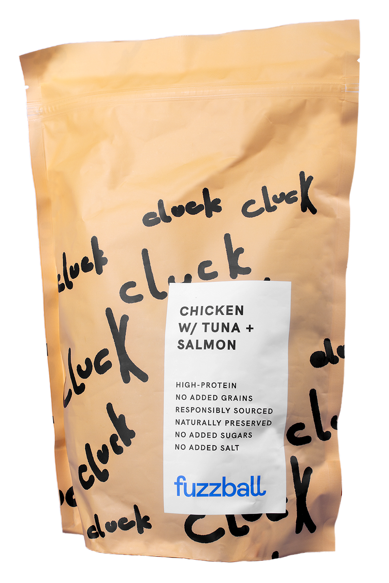 500g chicken with tuna and salmon dry cat food