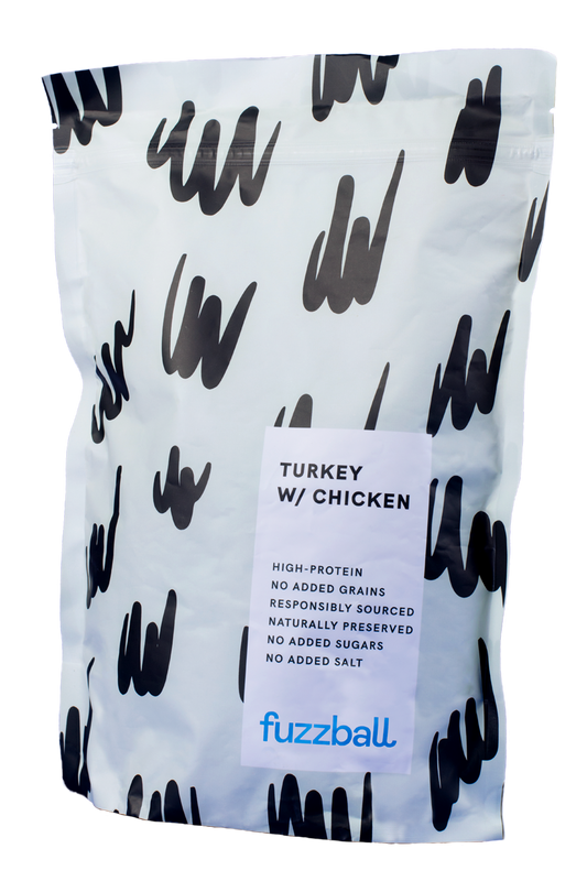 chicken with turkey dried cat food
