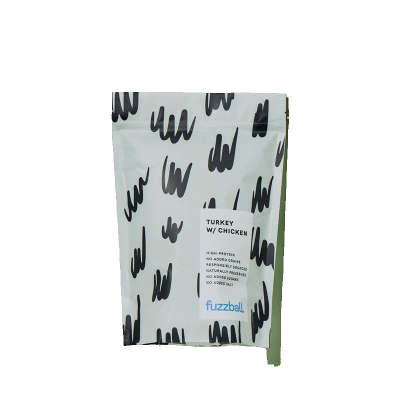 chicken with turkey dried cat food 500g bag