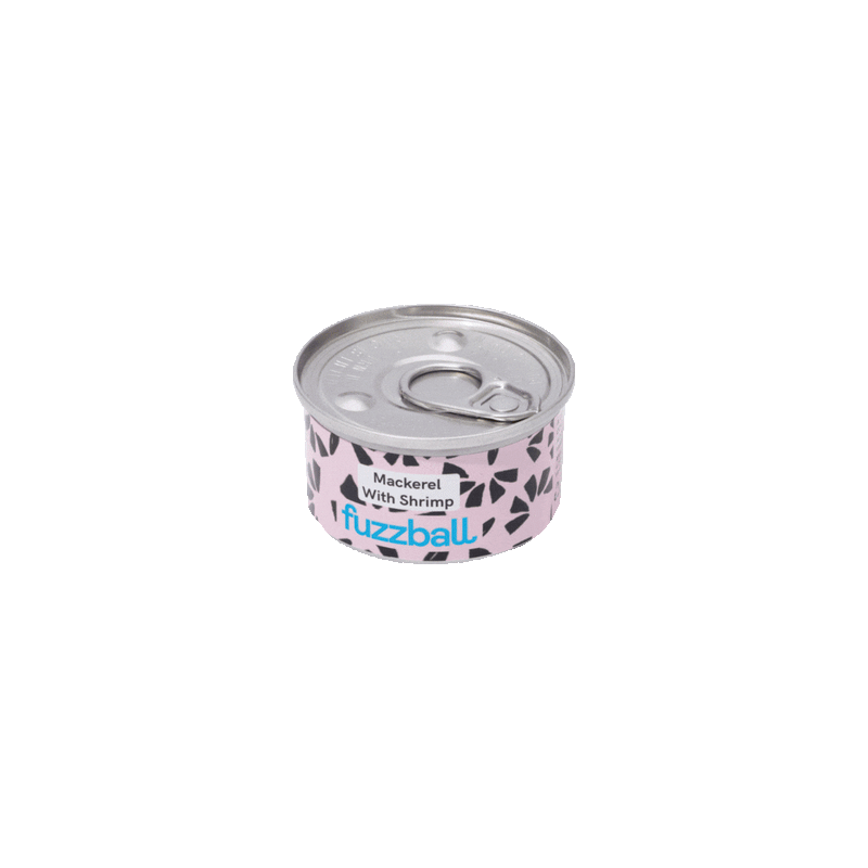mackerel with shrimp wet cat food tin