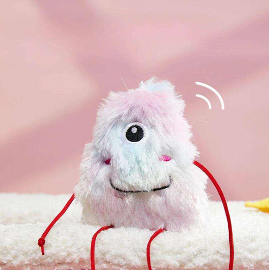 cute cat toy fuzzling