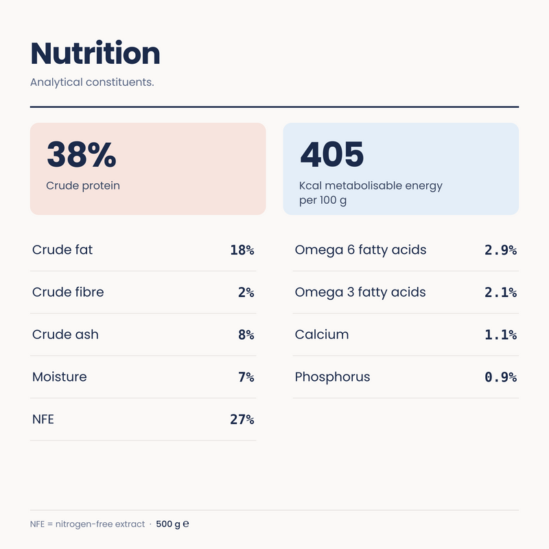 Chicken and Salmon with Sweet Potato | Kitten Food (500g bag)