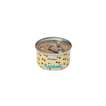 wet cat food chicken flavour tin